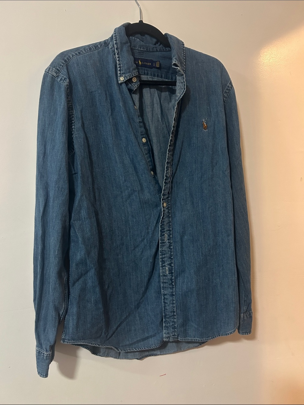 Polo by Ralph Lauren Denim Shirt Jacket in Medium Blue